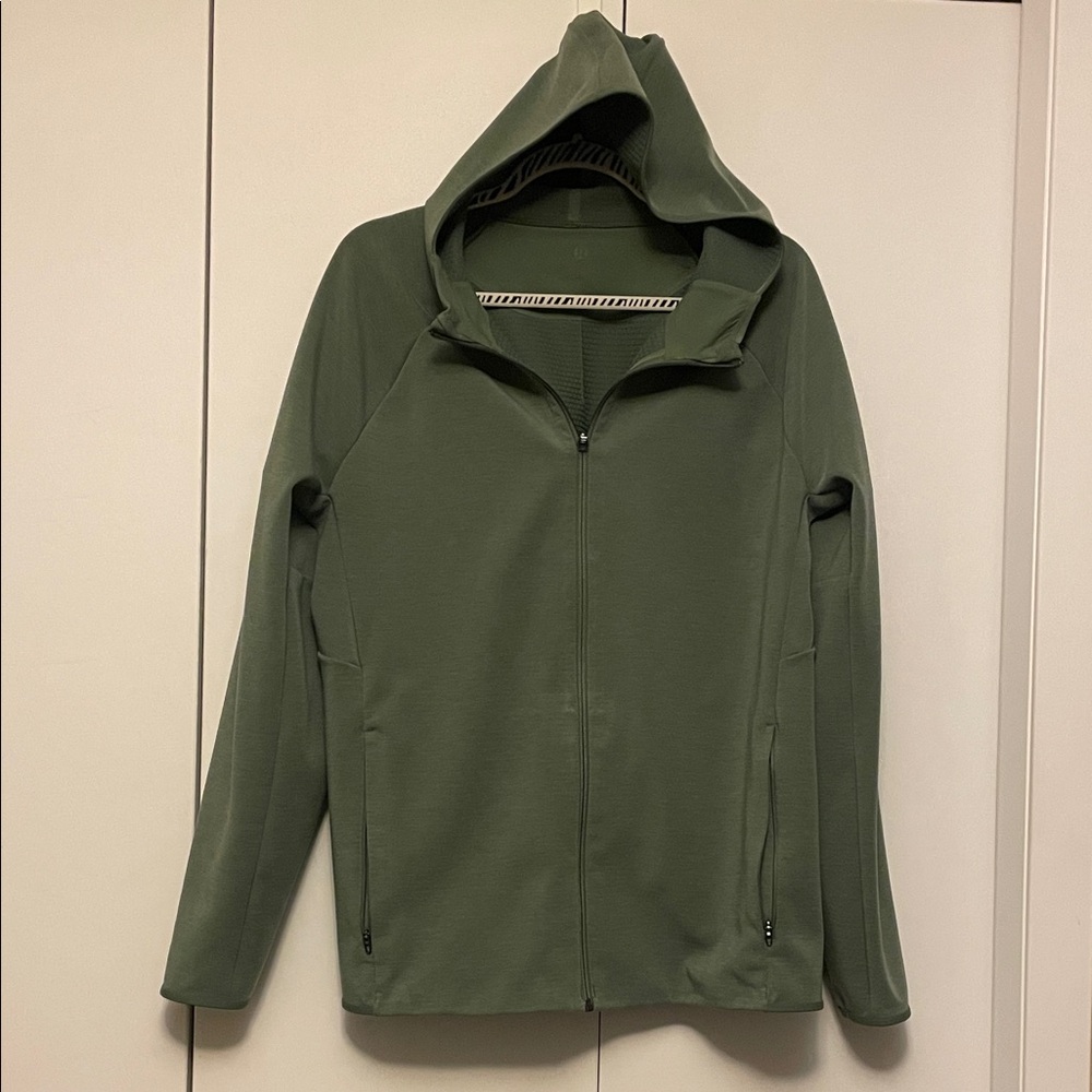 lululemon athletica Olive Green Lightweight Hooded Jacket